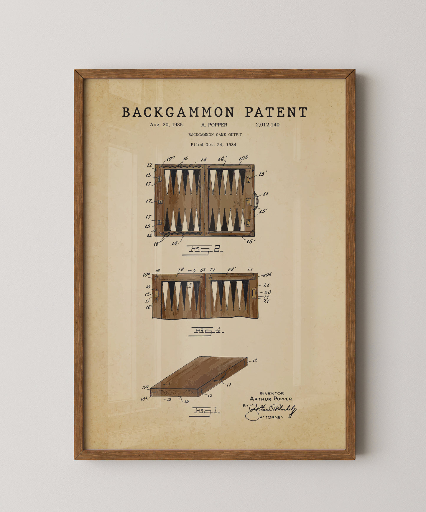 Backgammon Patent