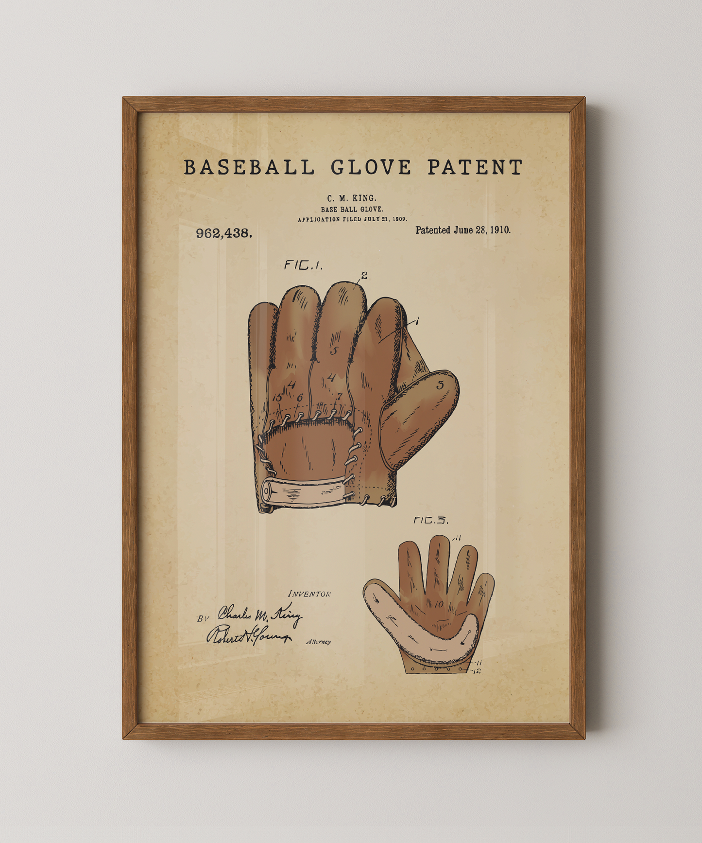 Baseball Glove Patent