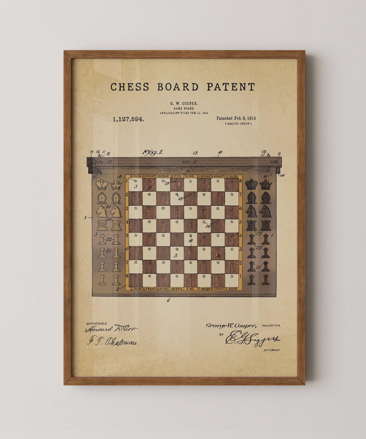 Chess Board Patent