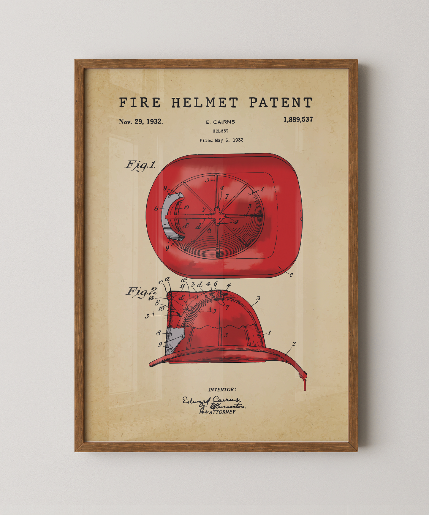 Fire Helmet Patent