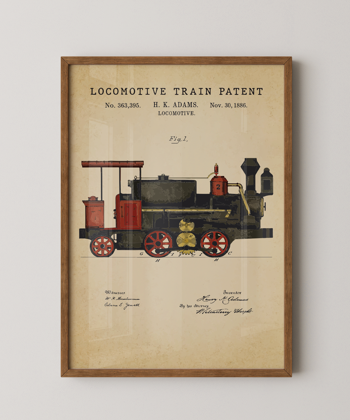 Locomotive Train Patent