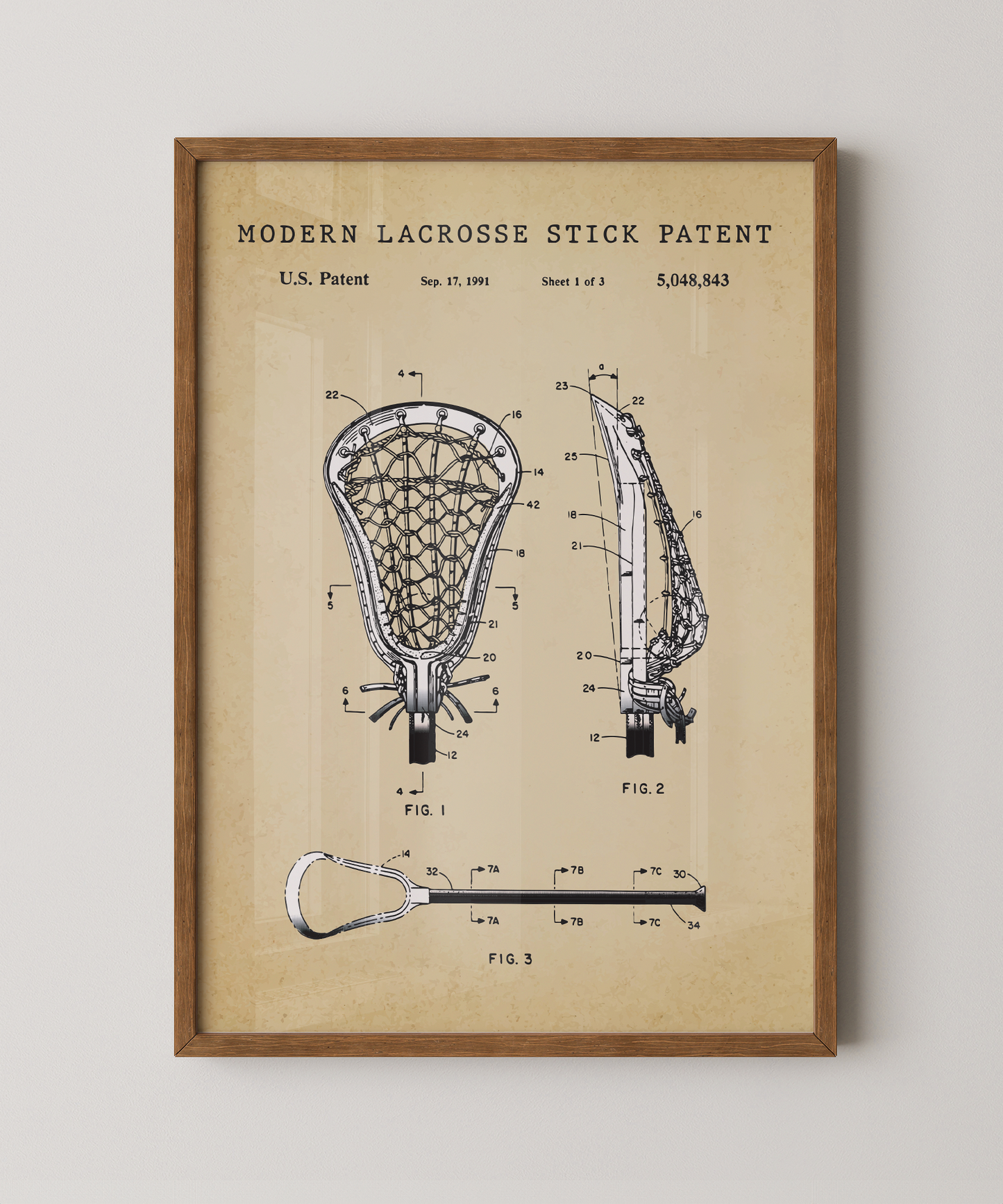 Modern Lacrosse Stick Patent