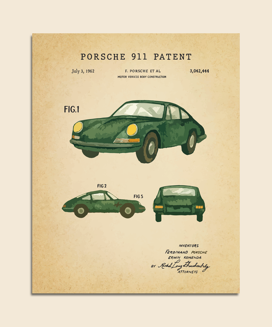 Porsche 911 Patent