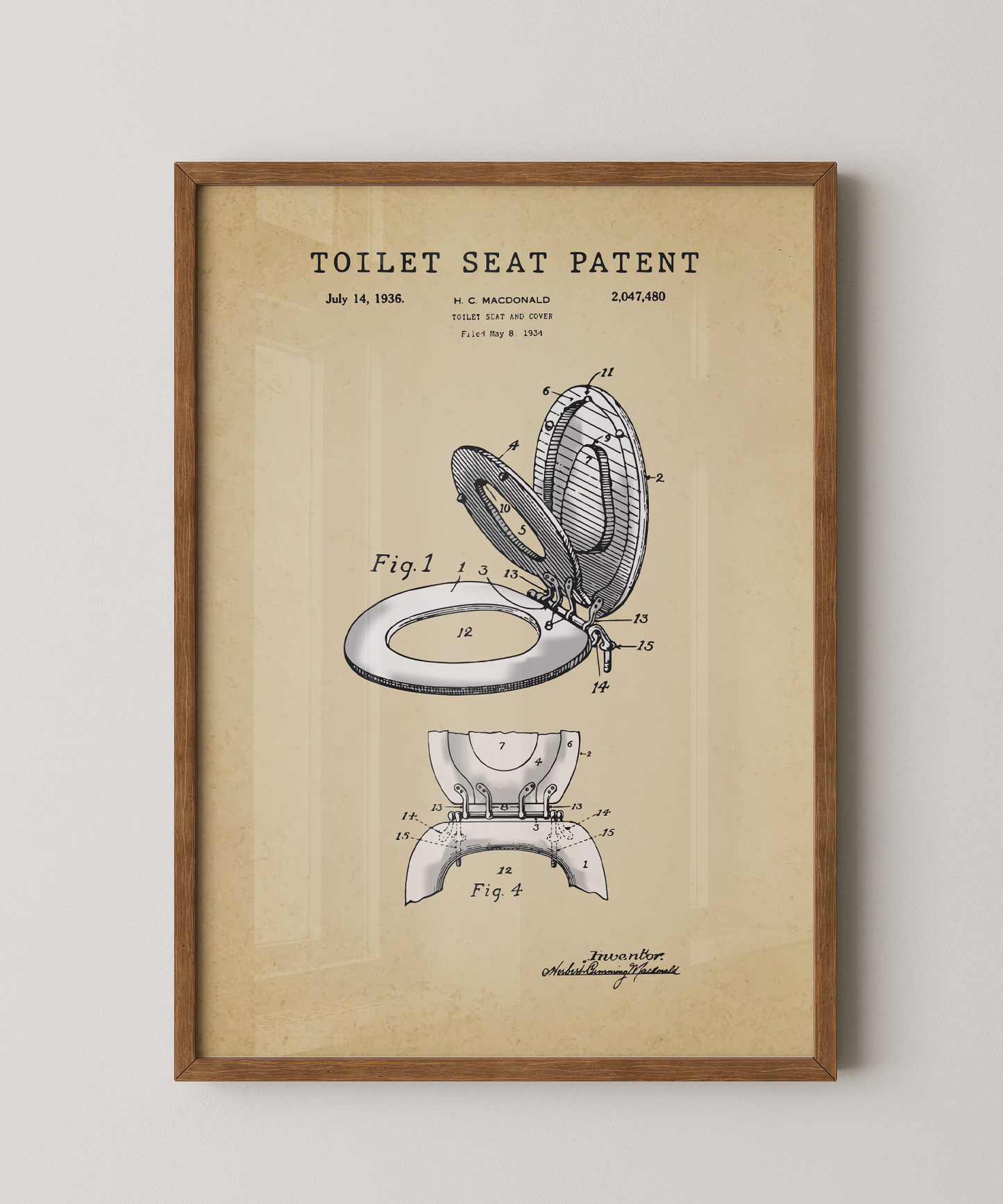 Toilet Seat Patent