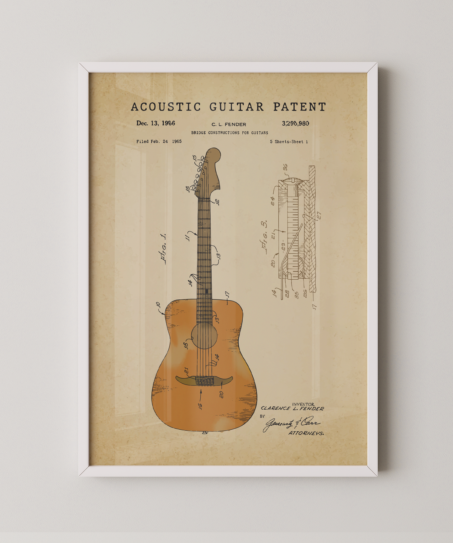 Acoustic Guitar Patent