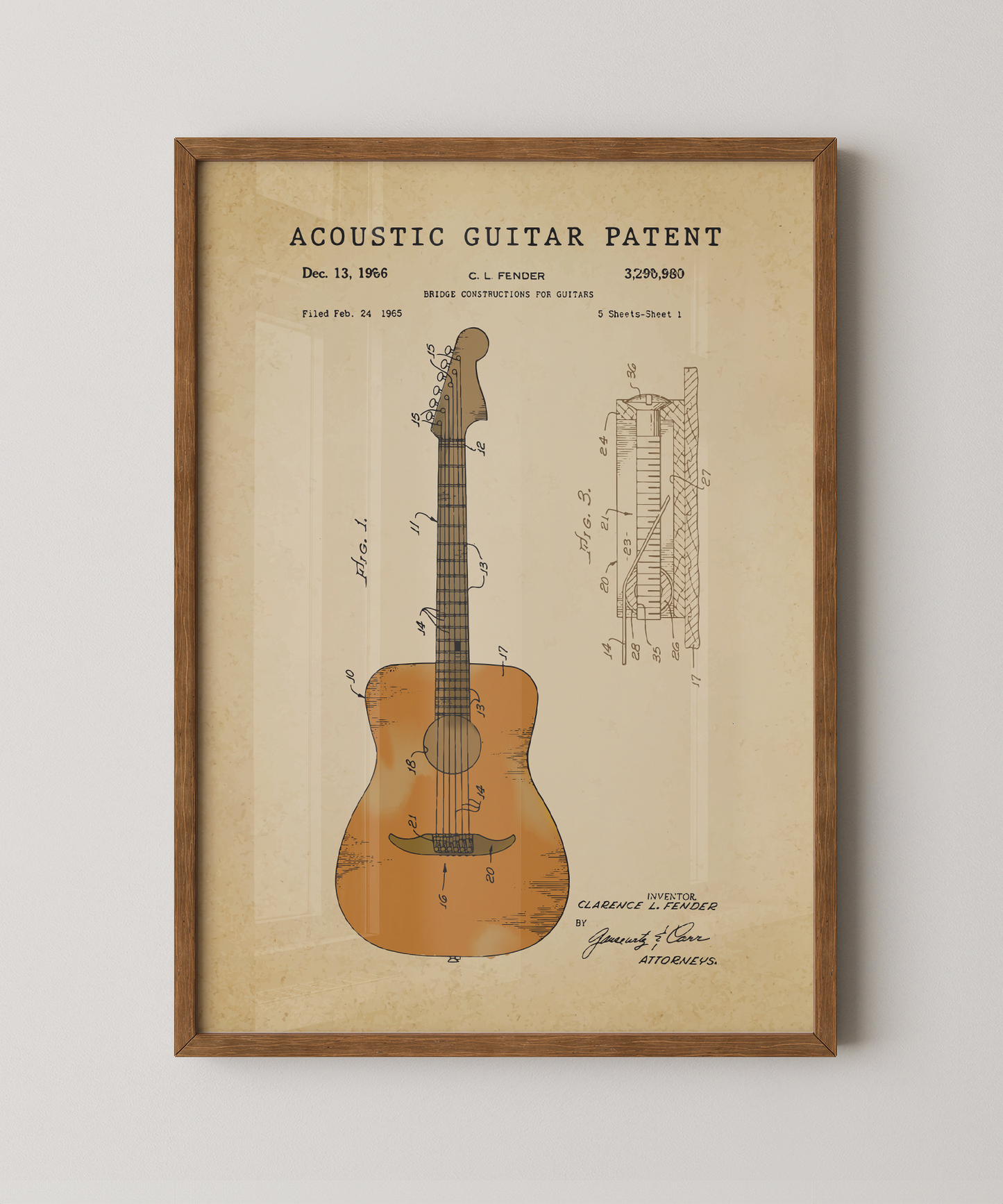 Acoustic Guitar Patent