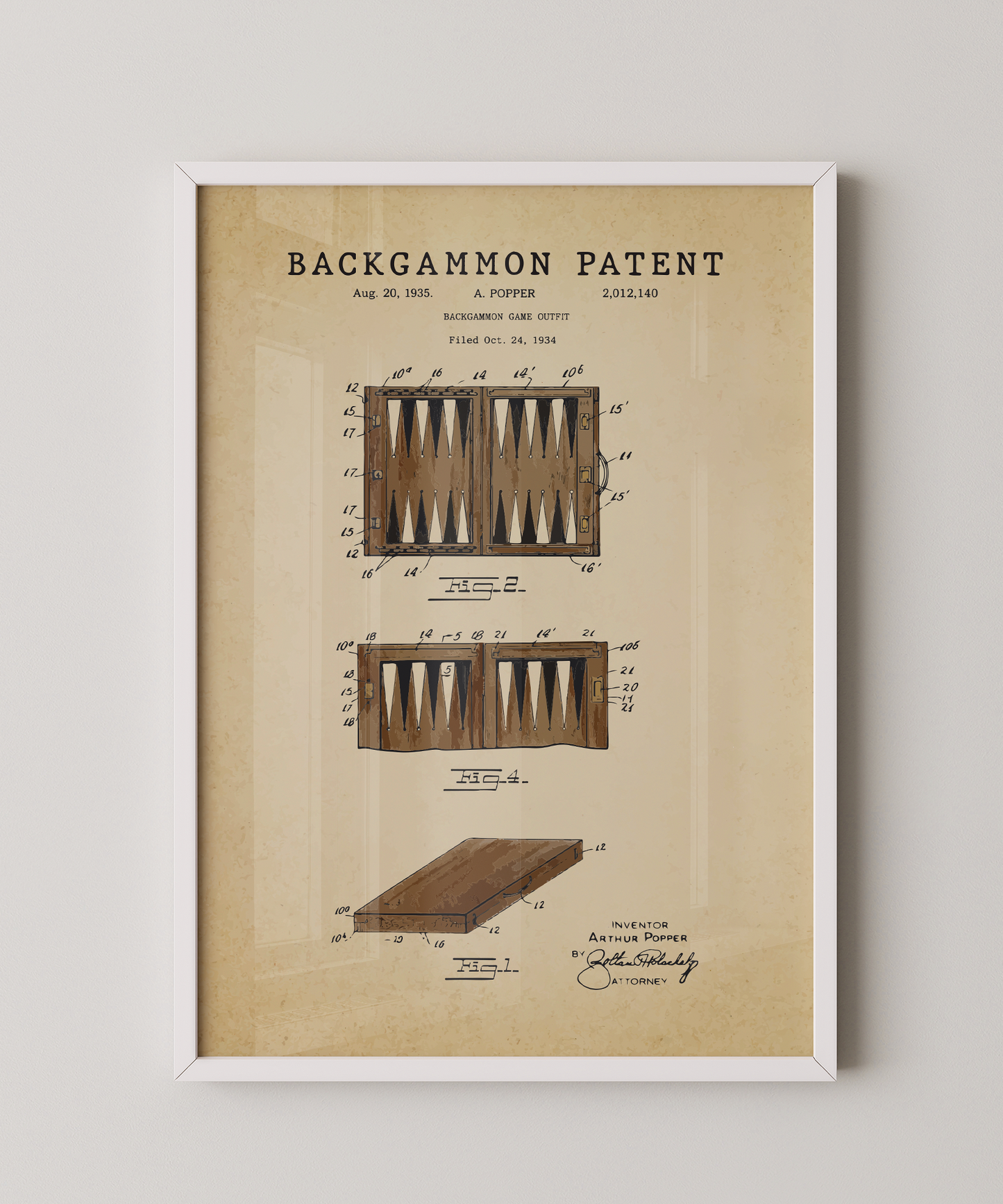 Backgammon Patent