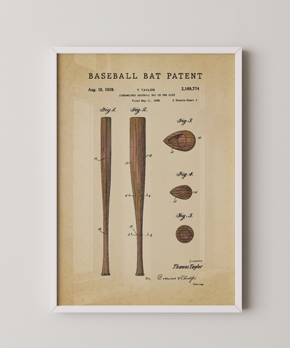 Baseball Bat Patent