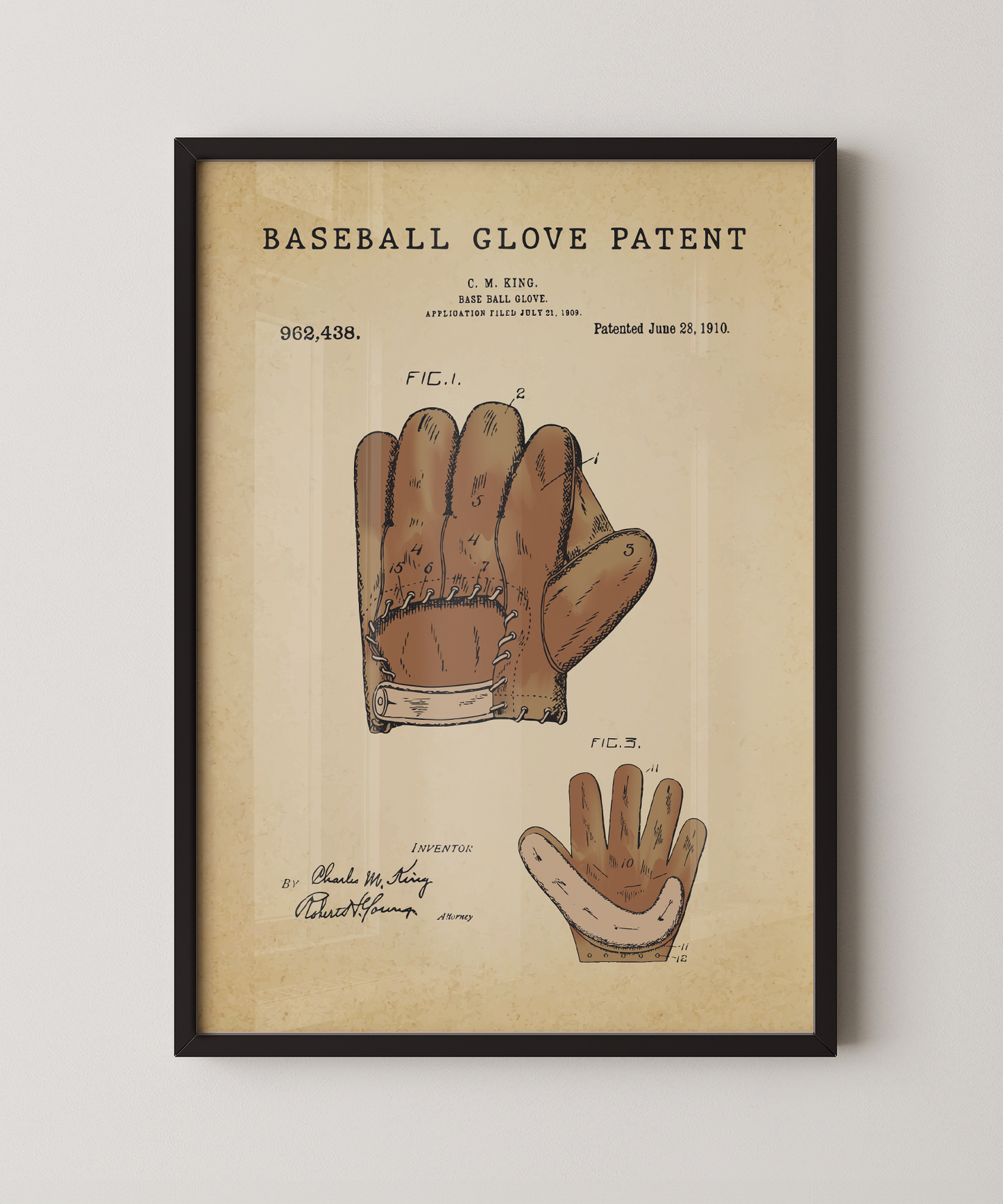 Baseball Glove Patent