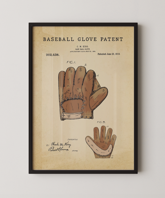 Baseball Glove Patent