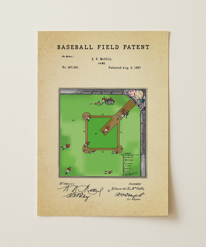 Baseball Field Patent