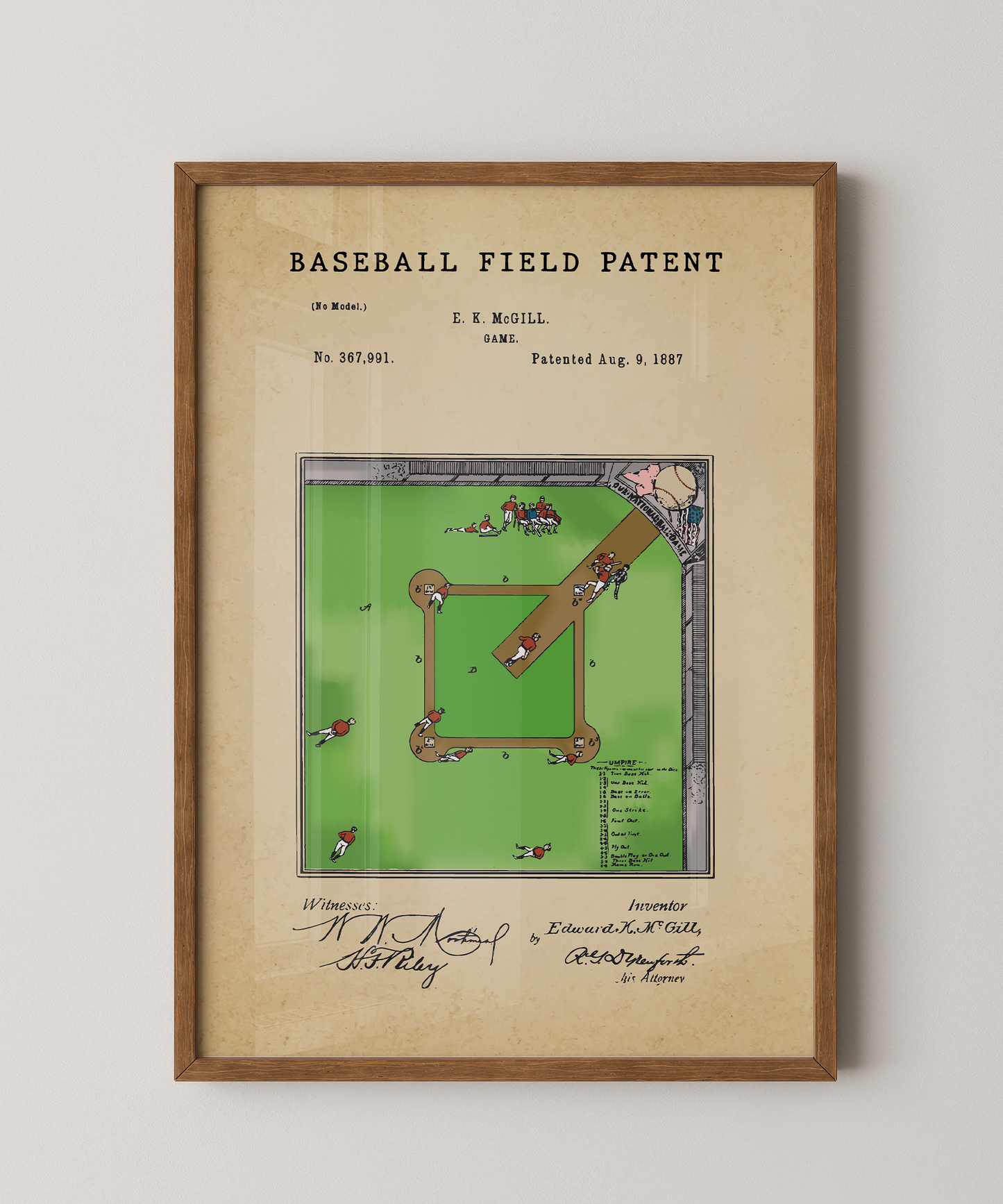 Baseball Field Patent