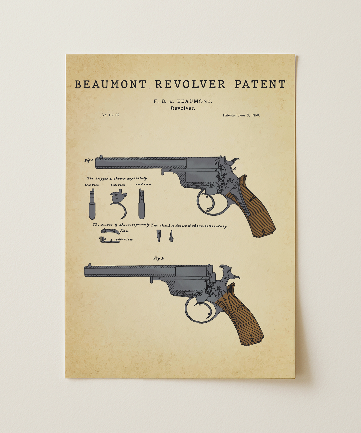 Beaumont Revolver Patent