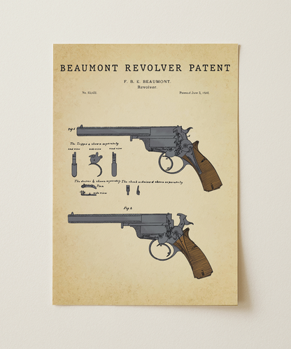 Beaumont Revolver Patent