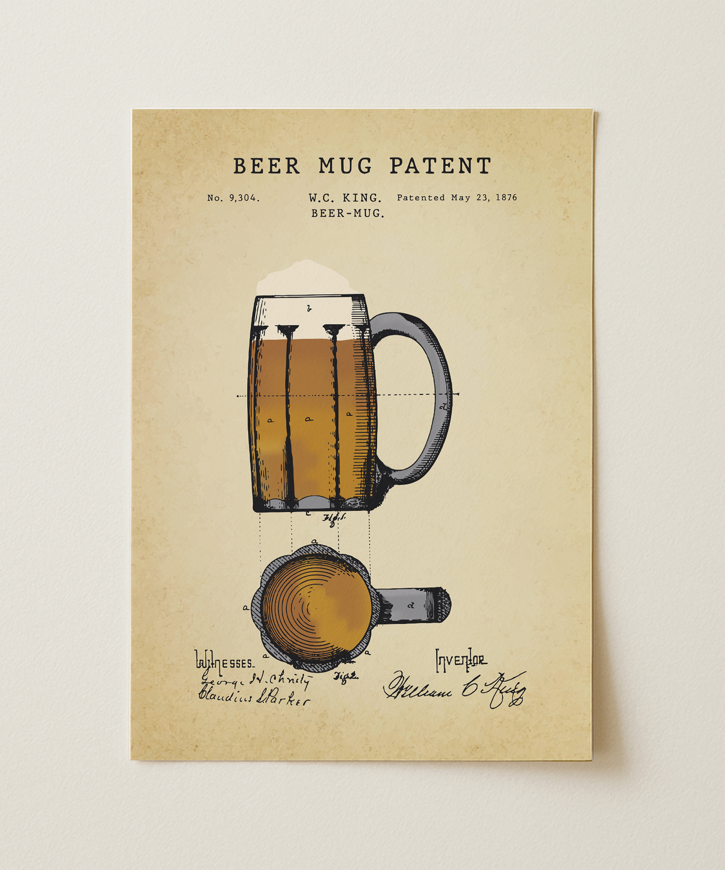 Beer Mug Patent