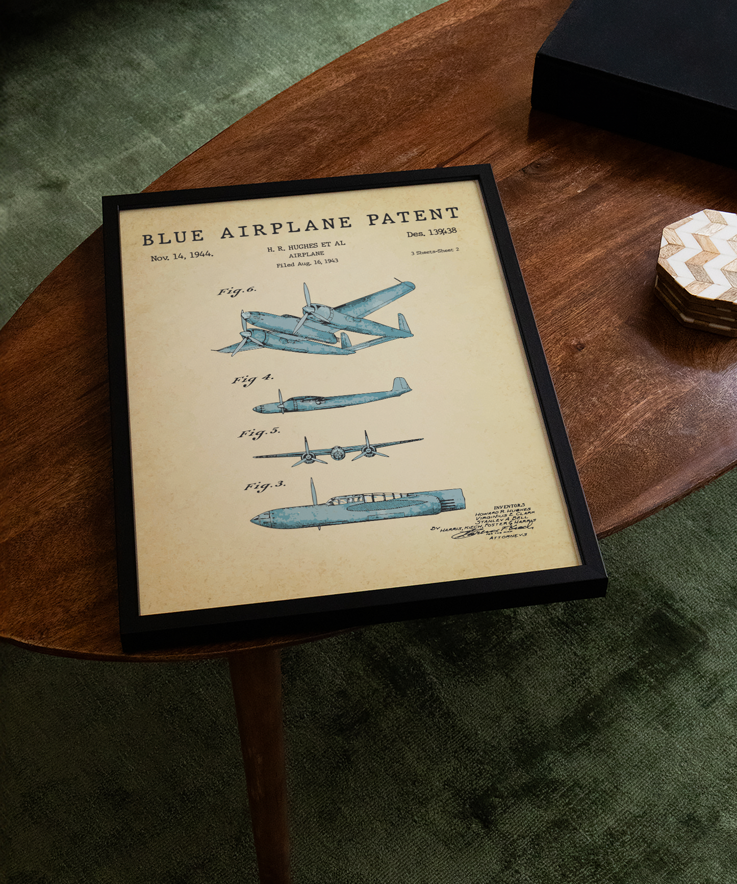 Blue Airplane Patent