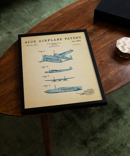 Blue Airplane Patent