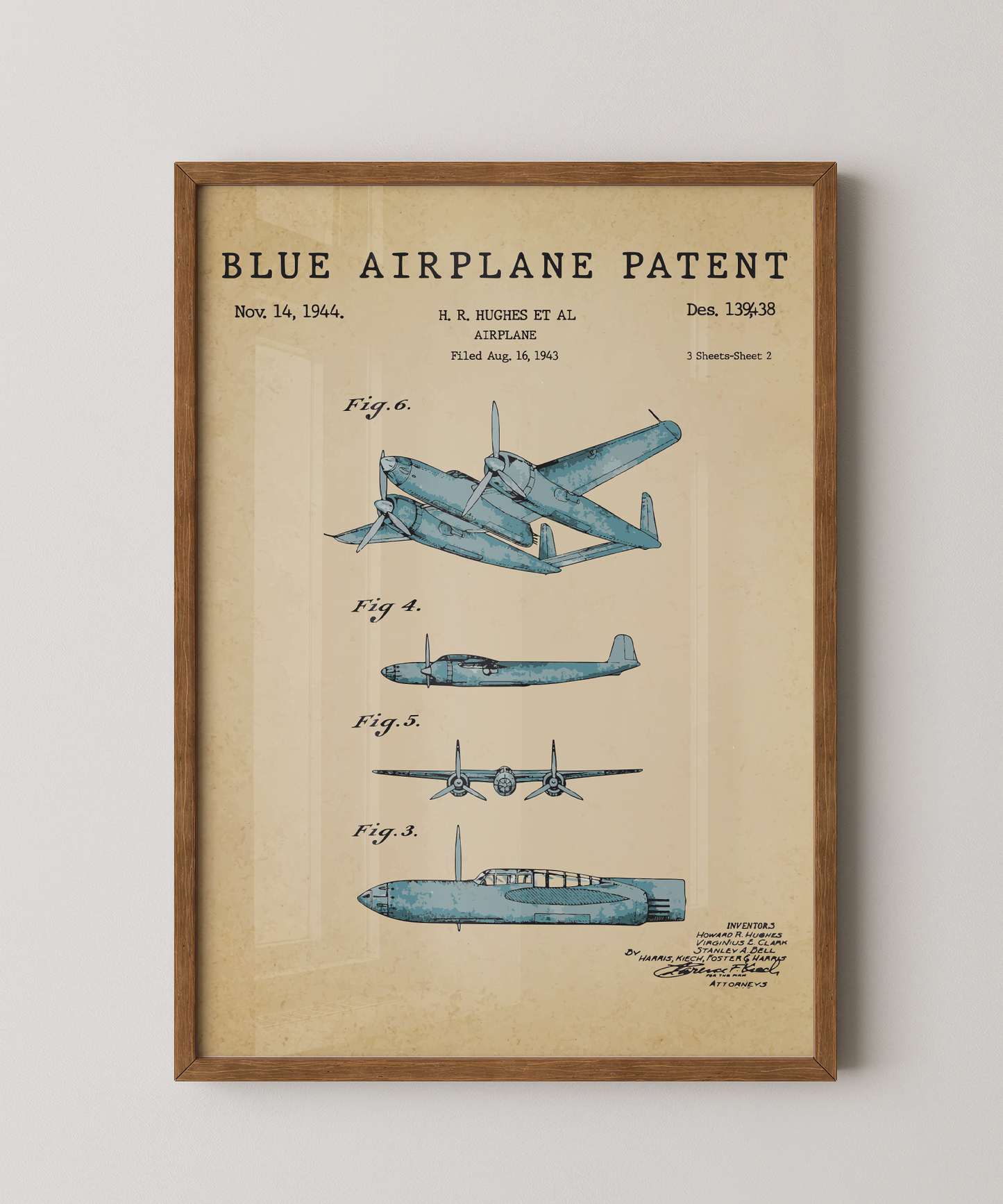 Blue Airplane Patent