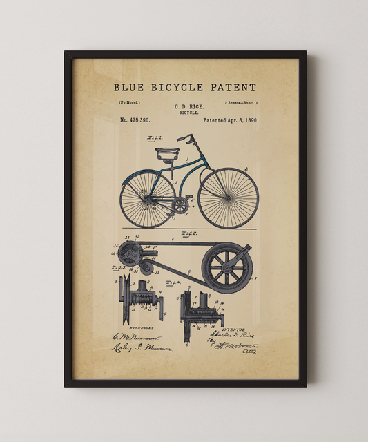 Blue Bicycle Patent