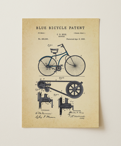 Blue Bicycle Patent