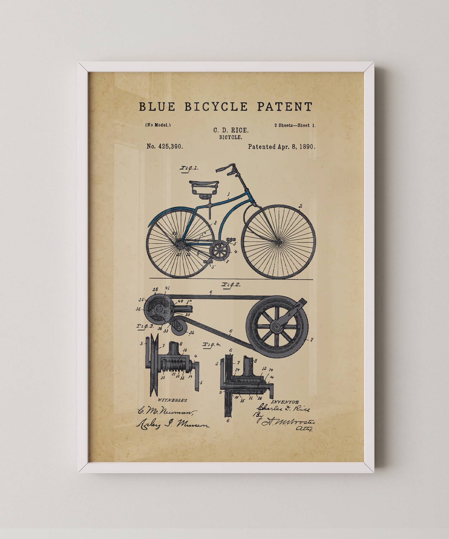 Blue Bicycle Patent