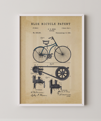 Blue Bicycle Patent