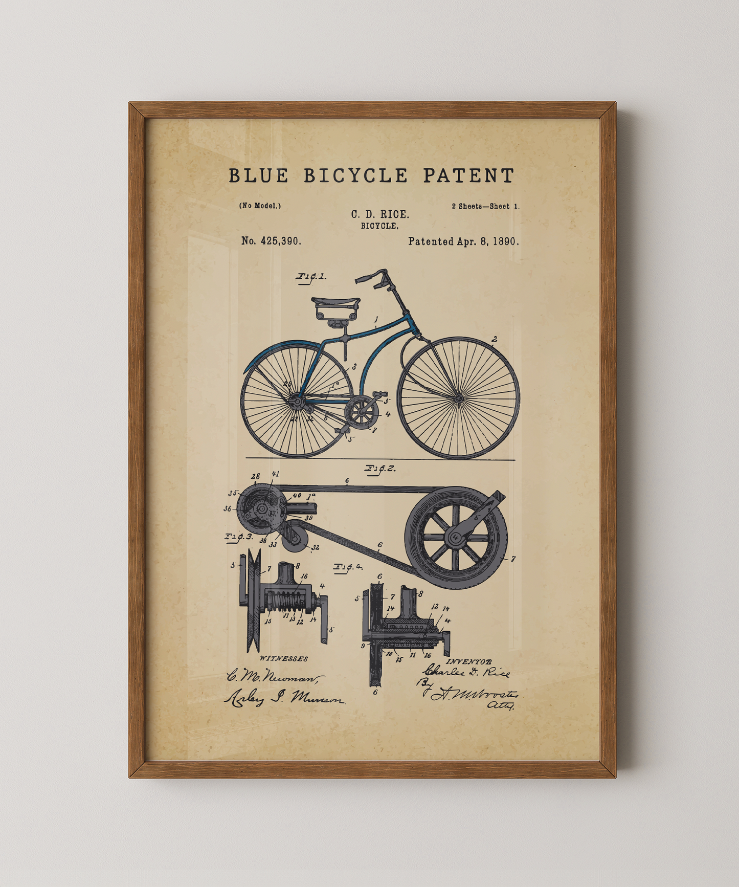 Blue Bicycle Patent