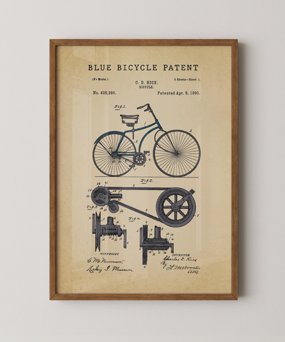 Blue Bicycle Patent