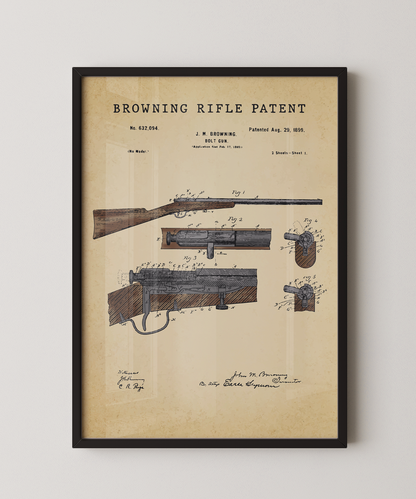 Browning Rifle Patent