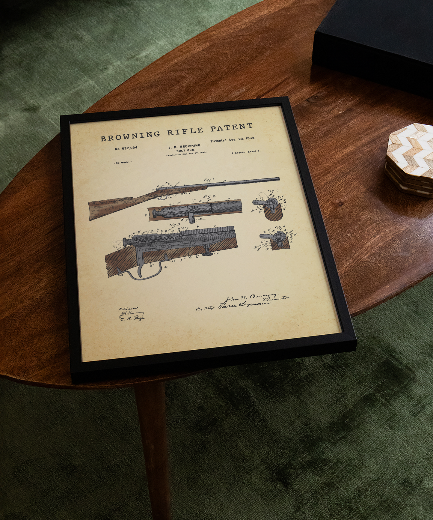 Browning Rifle Patent