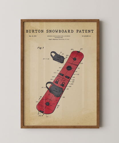 Burton Snowboard Patent