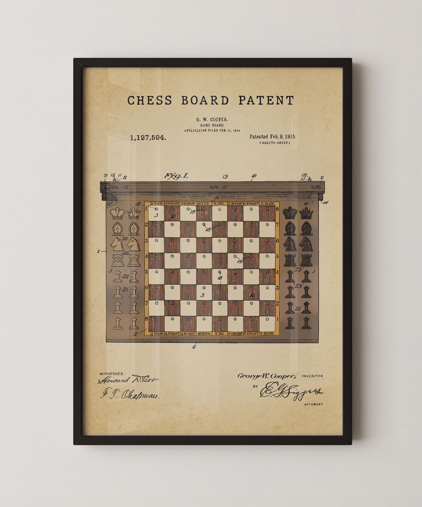 Chess Board Patent