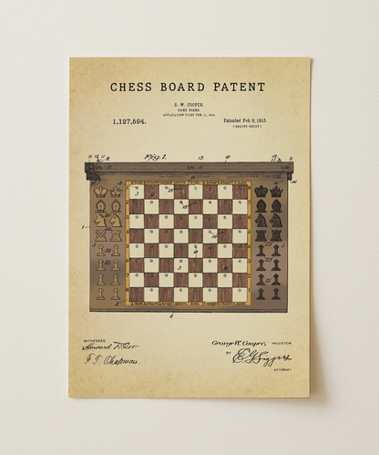 Chess Board Patent