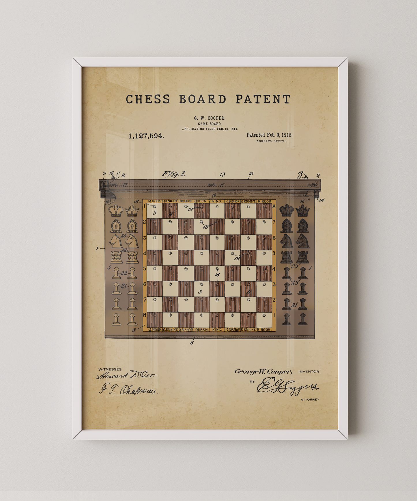 Chess Board Patent