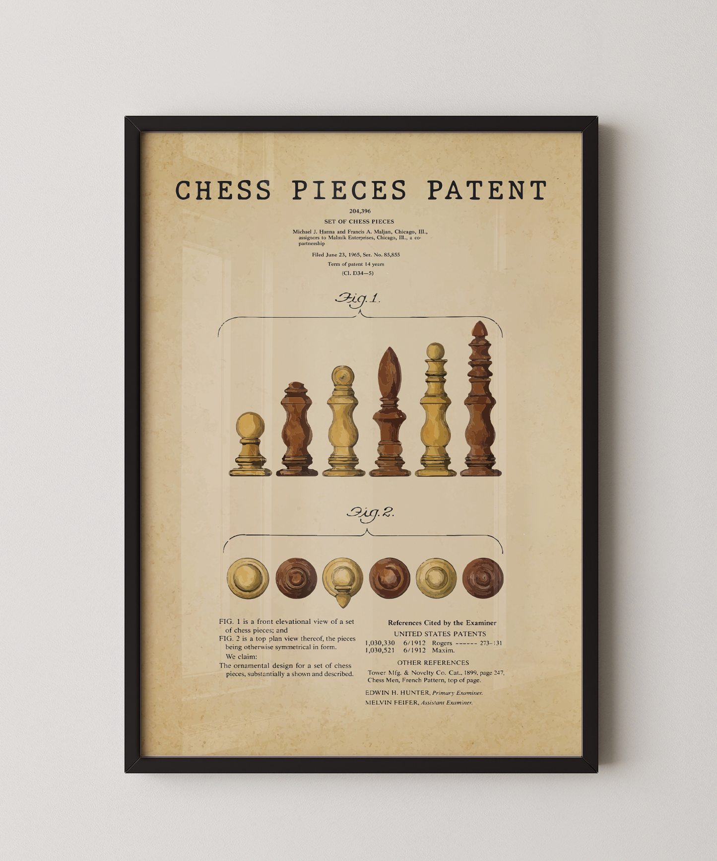 Chess Pieces Patent