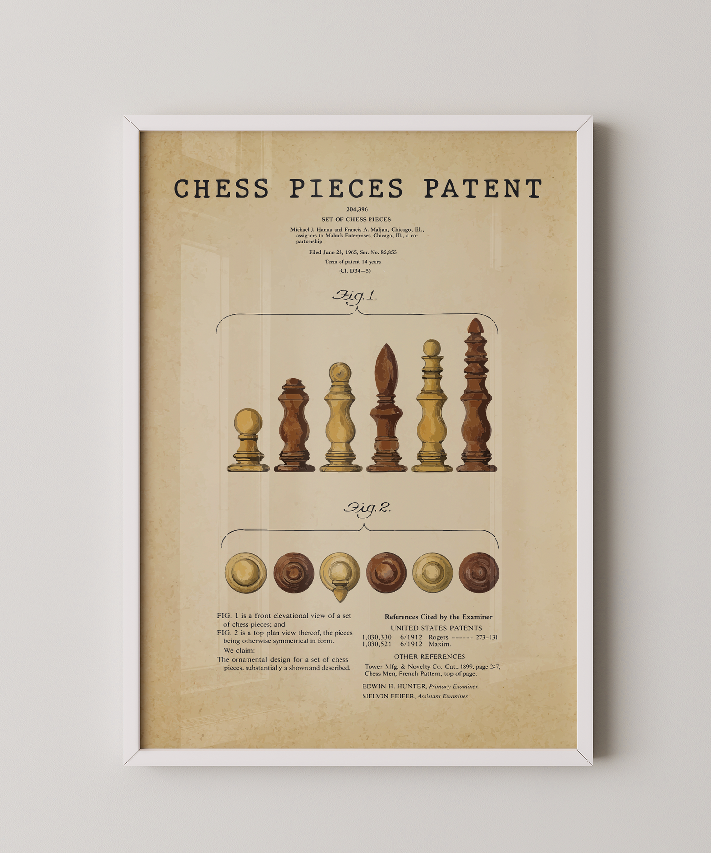 Chess Pieces Patent