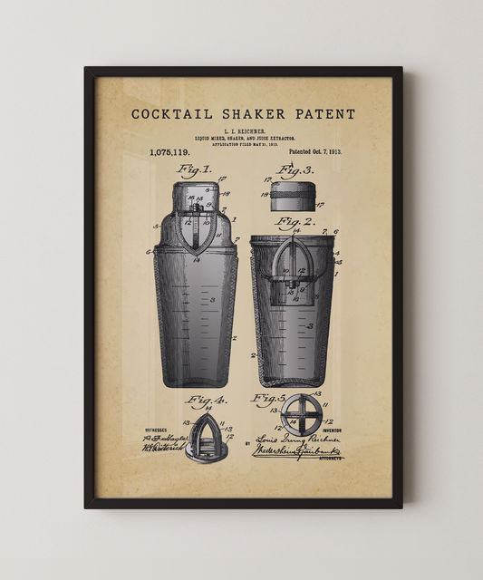 Cocktail Shaker Patent