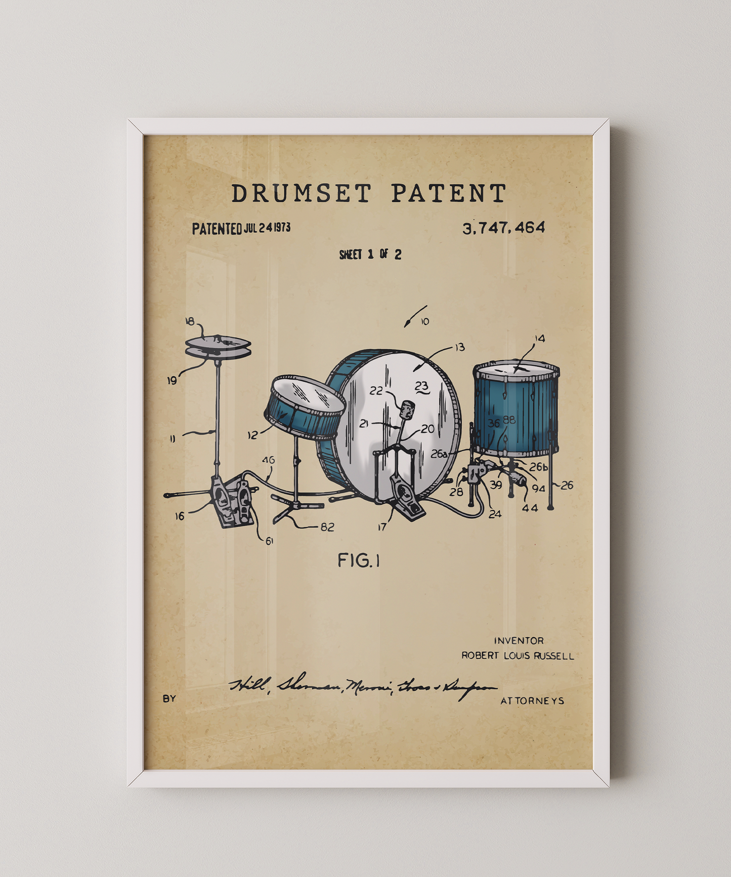 Drumset Patent