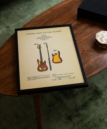 Fender Base Guitar Patent