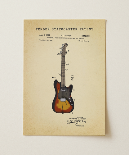 Fender Statocaster Patent