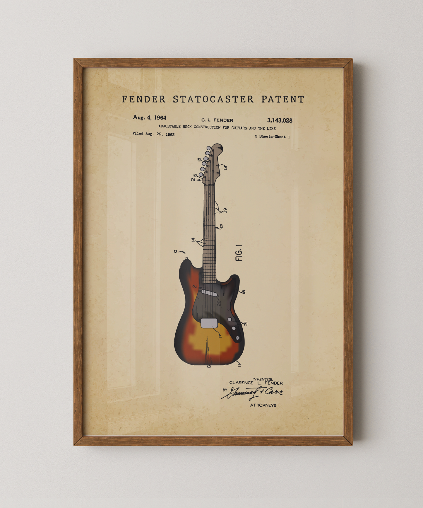 Fender Statocaster Patent