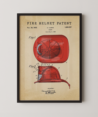 Fire Helmet Patent