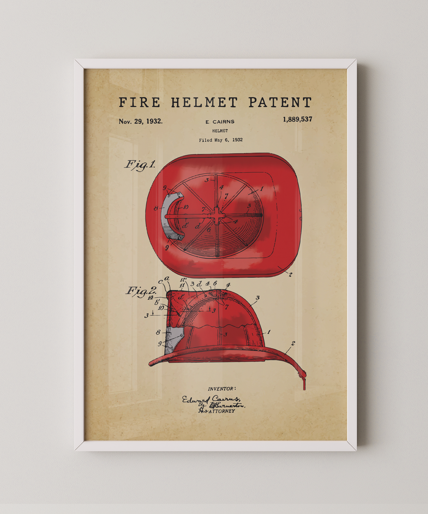 Fire Helmet Patent