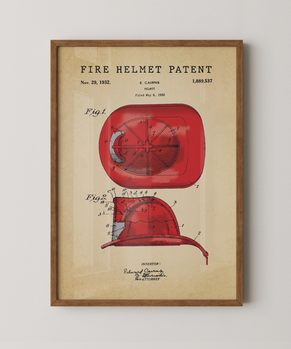 Fire Helmet Patent