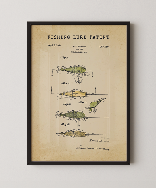 Fishing Lure Patent – Patent Prints