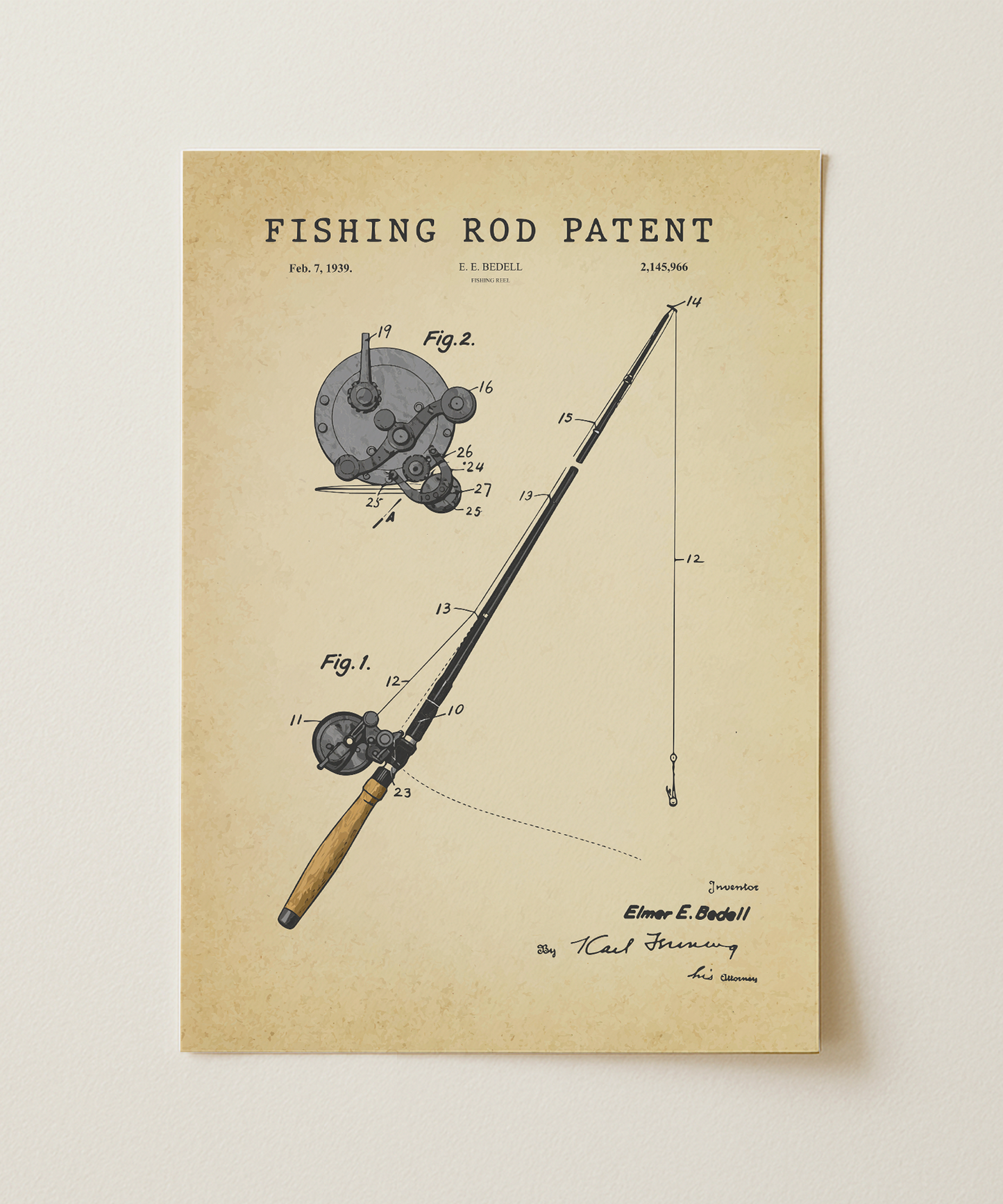 Fishing Rod Patent