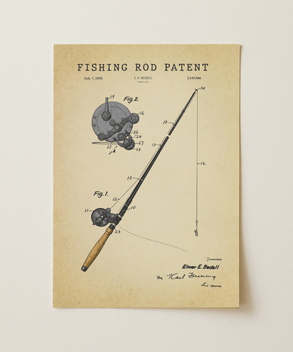 Fishing Rod Patent