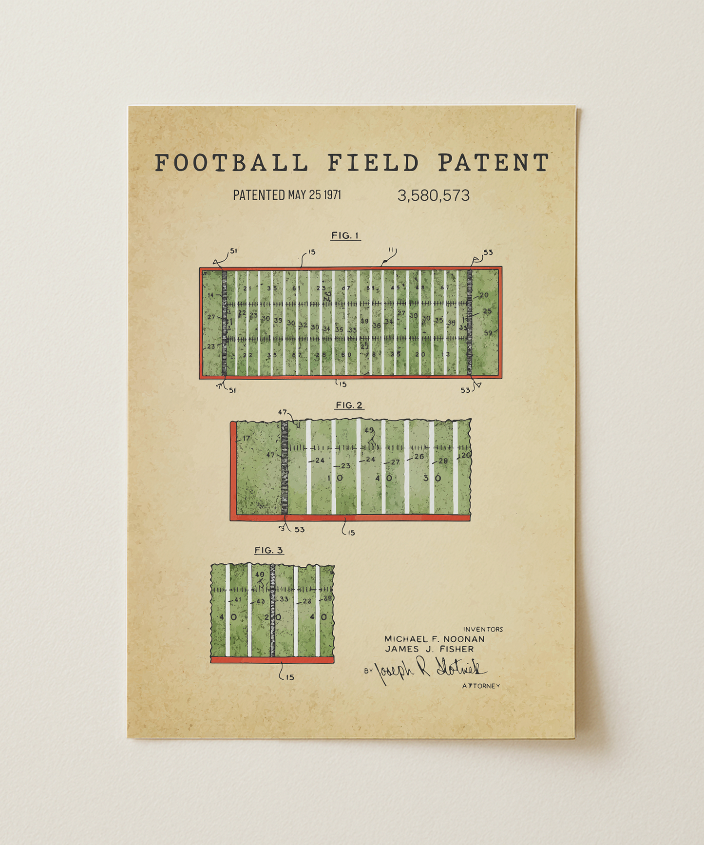 Football Field Patent