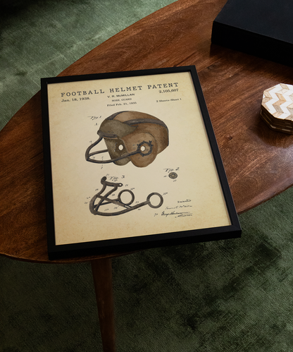 Football Helmet Patent