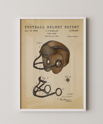 Football Helmet Patent